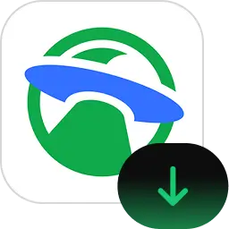 Icône de l’application UFO VPN avec une flèche de téléchargement
