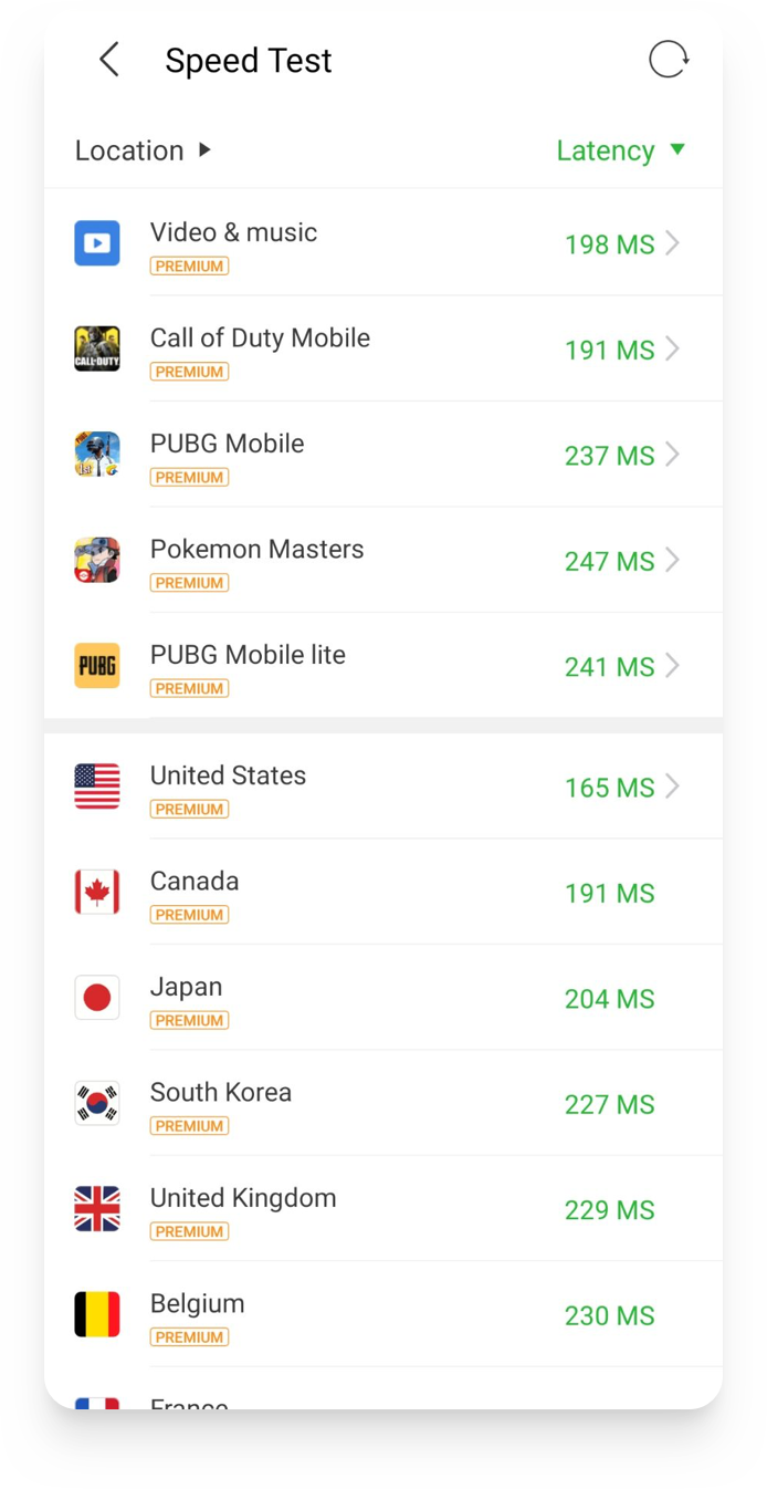 Speed Test Step 3